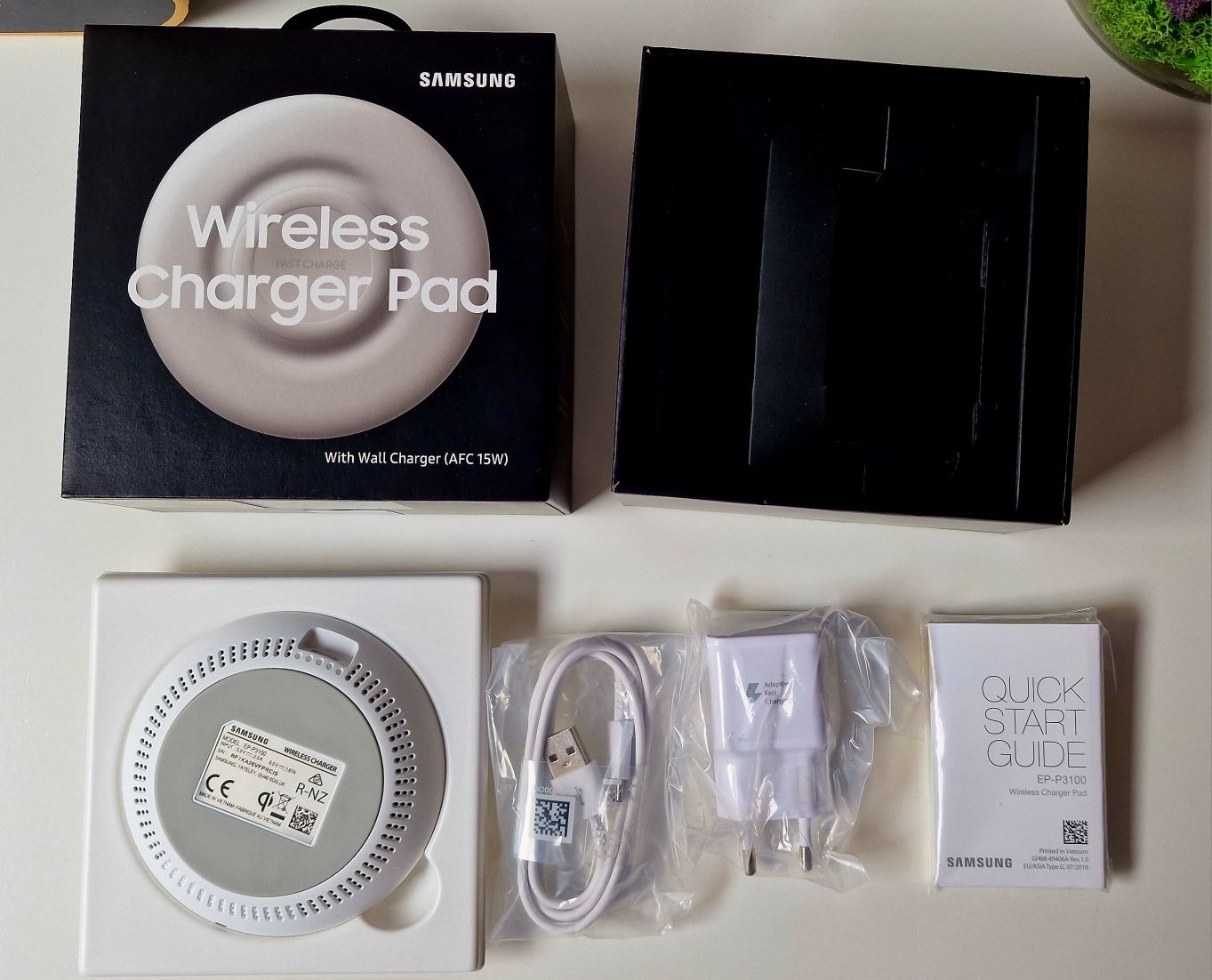 Incarcator wireless pad, Samsung fast charge P3100, 15w