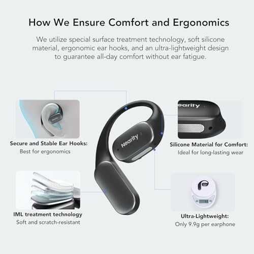Нови Open Ear Bluetooth 5.3 Слушалки + USB Донгъл, 45 часа Батерия
