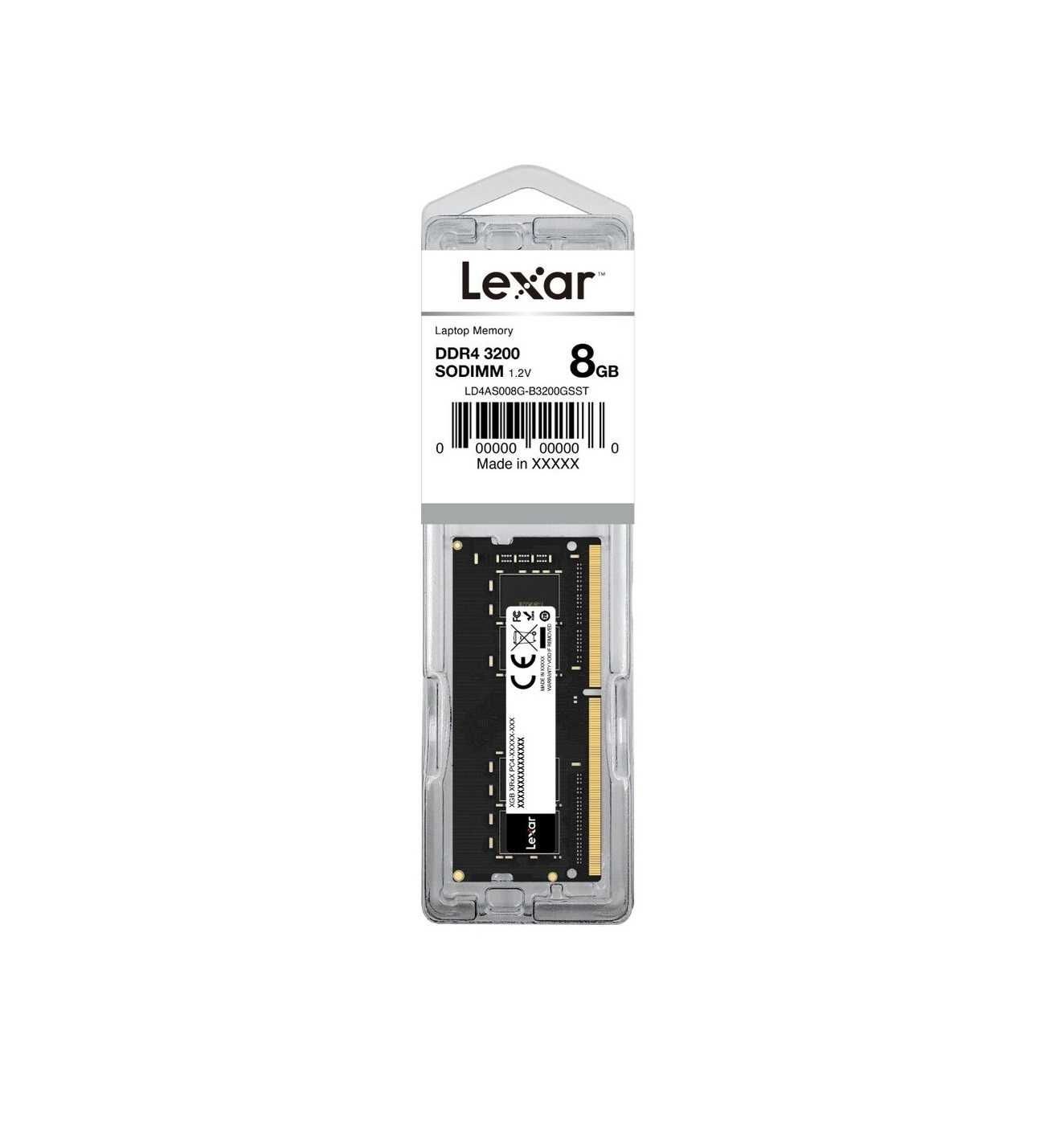 Оперативная память Lexar 8GB DRAM, DDR4 3200Mhz SODIMM