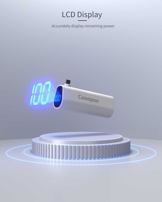 Комплект батерии за Meta Quest 3 и 2 Cooopoo 2x5000mAh леки