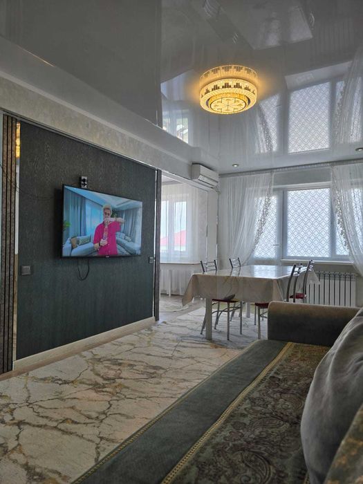 Сдается 2 Комнатная Квартира после ремонта VIP за 13000 Тг.