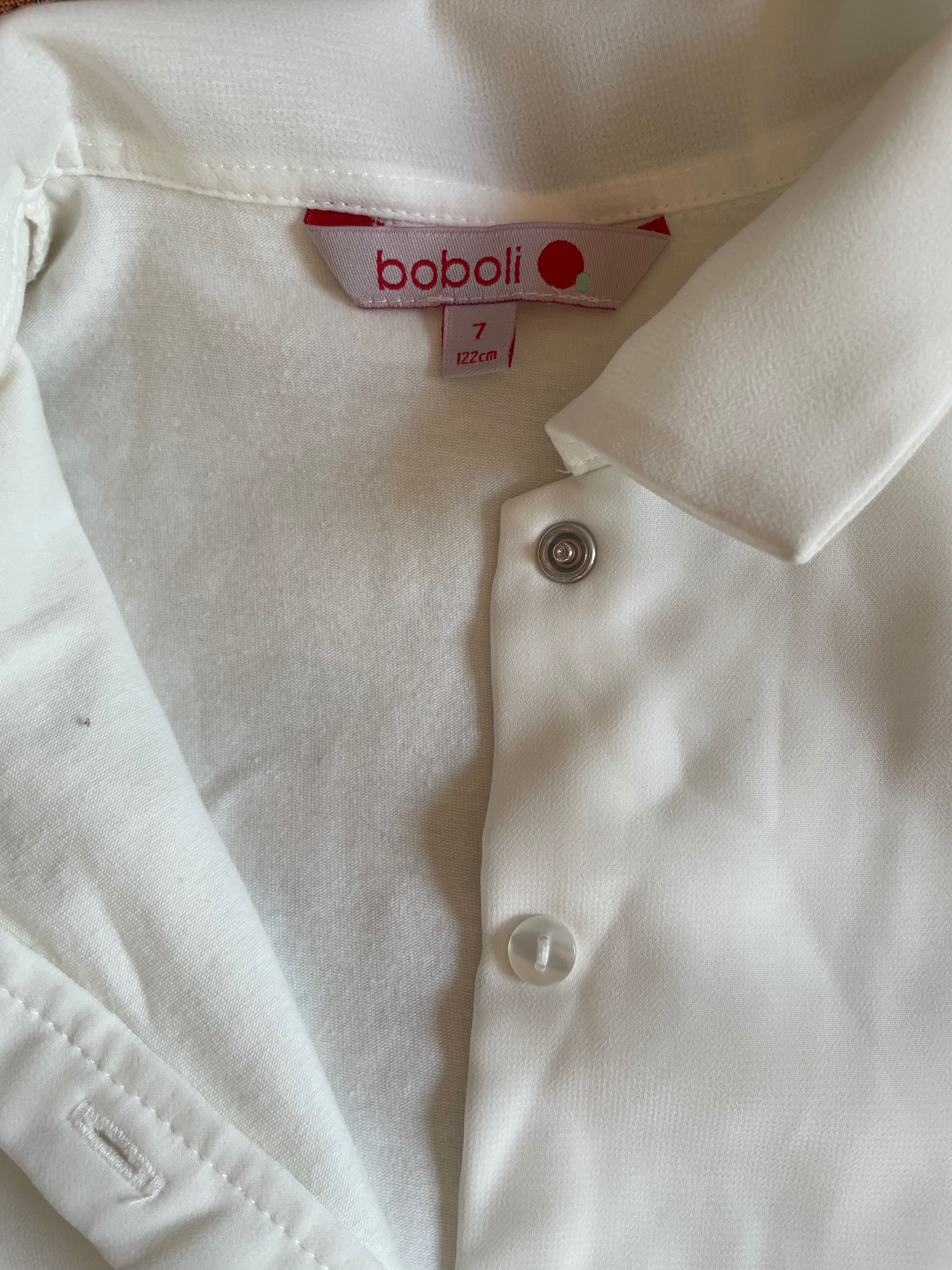 Блуза школьная испанского бренда Boboli на девочку 7-9 лет