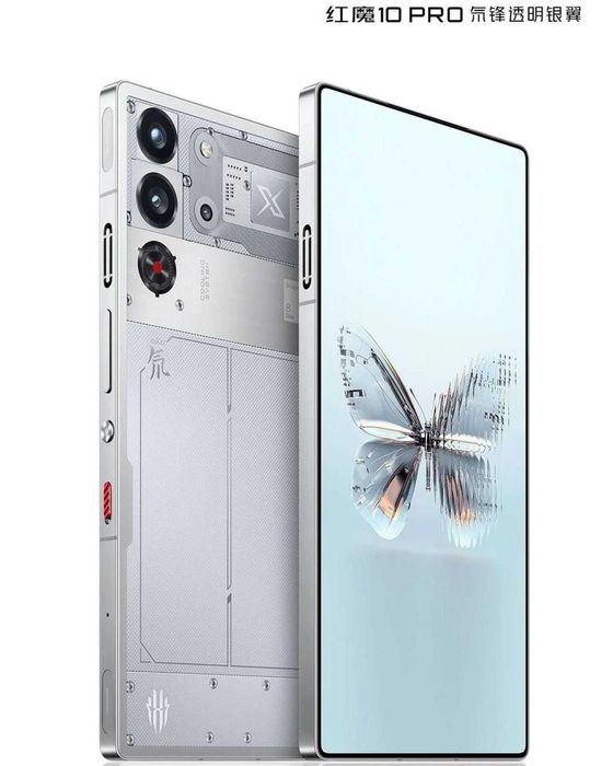 Смартфон Redmagic 10 PRO, 16 GB RAM, 512 GB, 5G, Transparent Silver