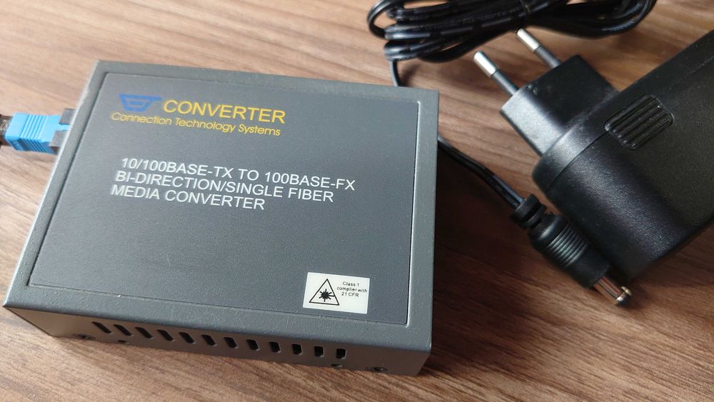 Оптичeн Медия конвертор CVT-100W2A(SM-20)