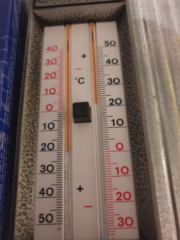 Красив месингов минимално максимален термометър