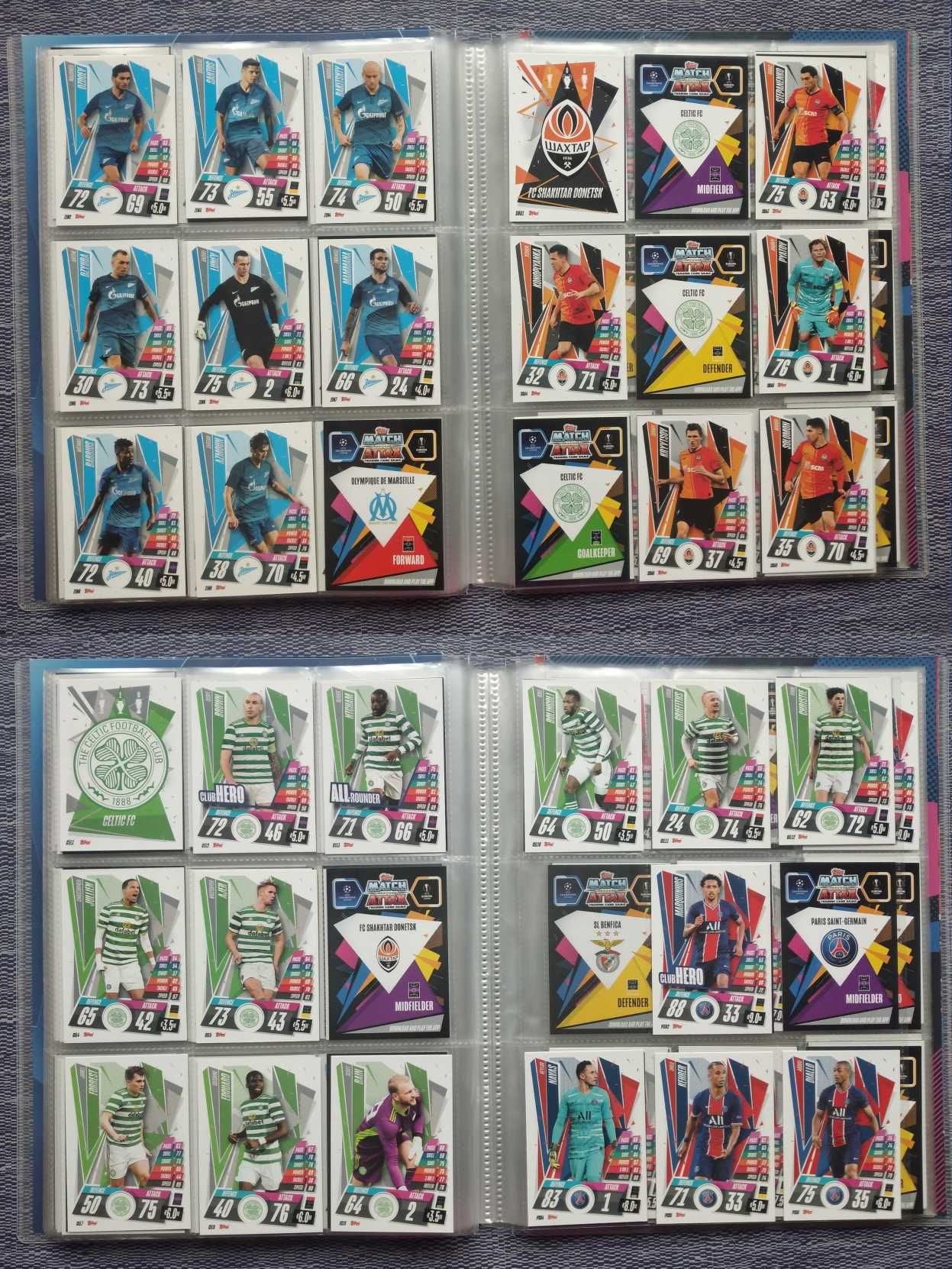 Футболни Картички Champions League Season 2020/2021 Match Attax Topps