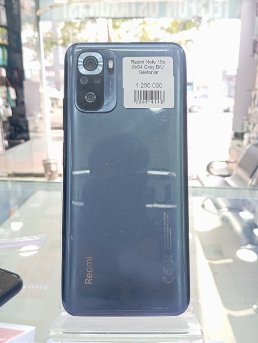 Redmi Note 10S 6x64 Grey Sotiladi