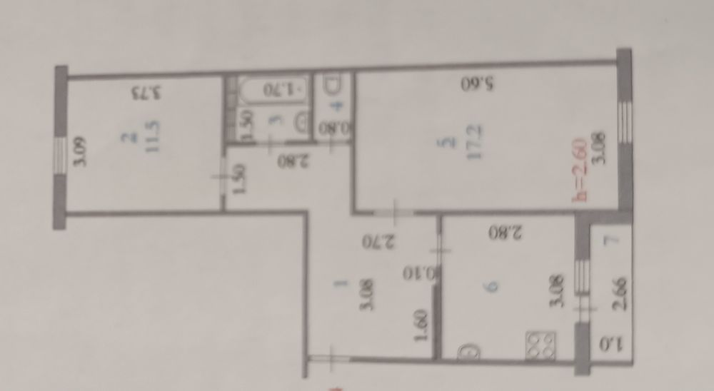 Сдам квартиру 2 комнатную 150000+ком.услуги. ЖД вокзал