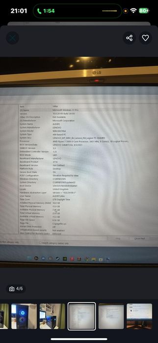 Vând Pc gaming Lenovo cu RTX 3060, perfect pentru pasionații de jocuri