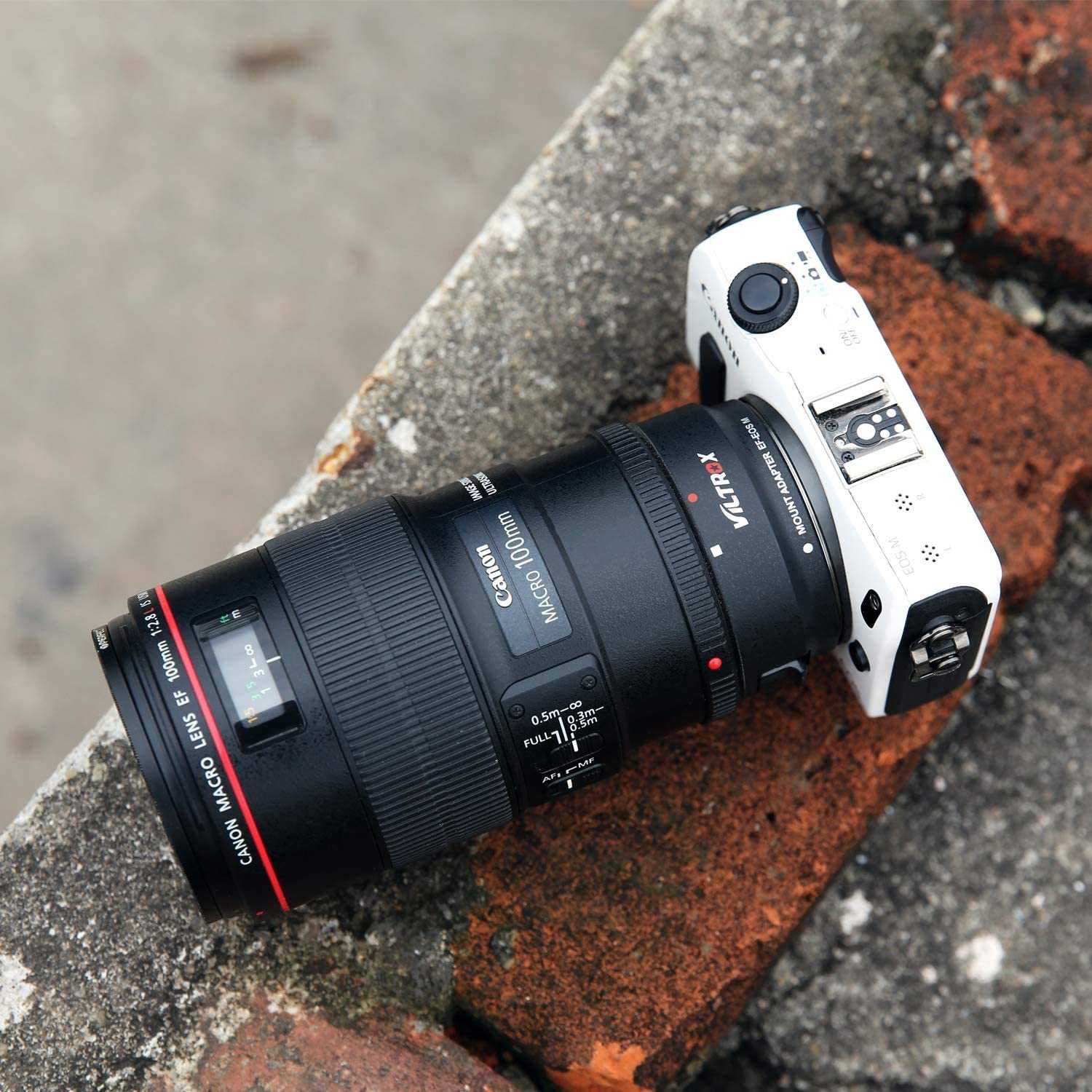 Адаптер Viltrox за Canon EF и EF-S към EOS M