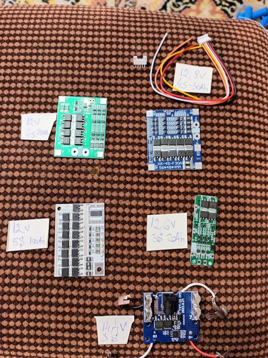 BMS-uri 12,14,4, 18/21 v,24,36,48,si60v ,acumulatori bicicleta, trotin