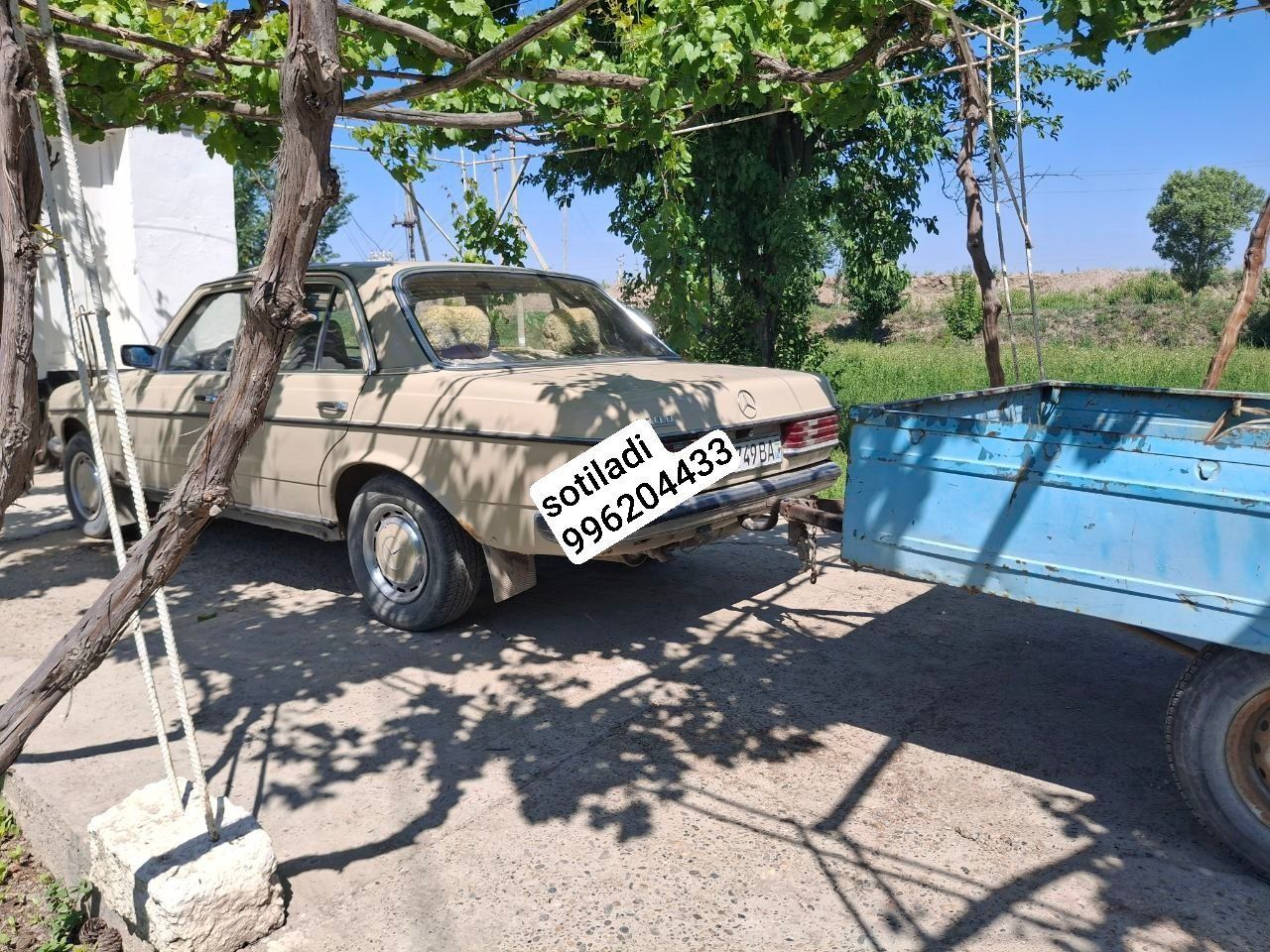 Tachkasi bilan sotildi dokumenti bor