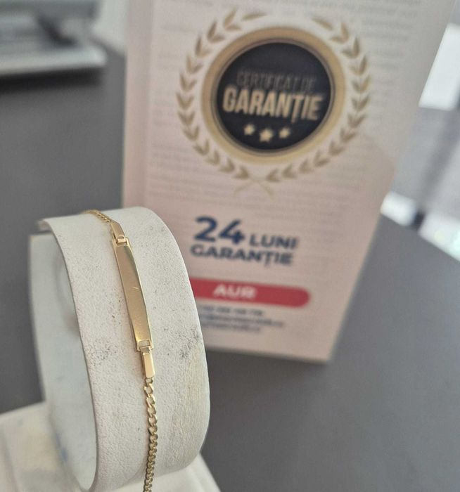 Bratara de aur pentru copii (AG32 B27417.1) 2 ANI GARANTIE!