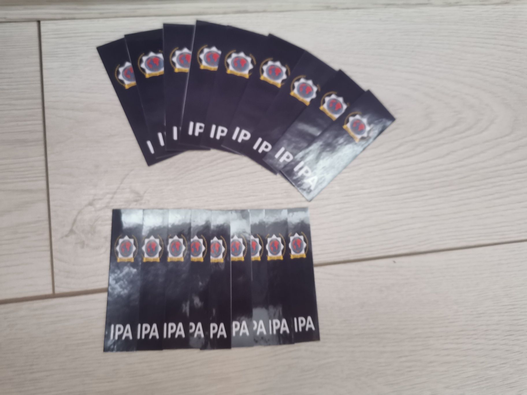 Set stickere IPA pentru masina/ numar de inmatriculare