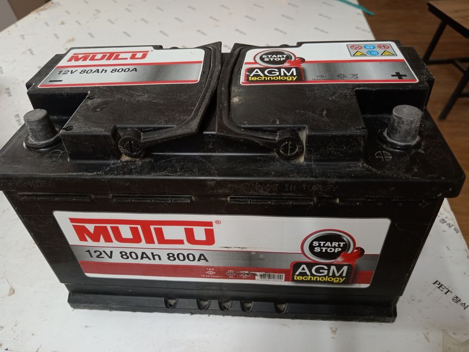 Акумулятор мощность 12 v 80 Ah 800 A