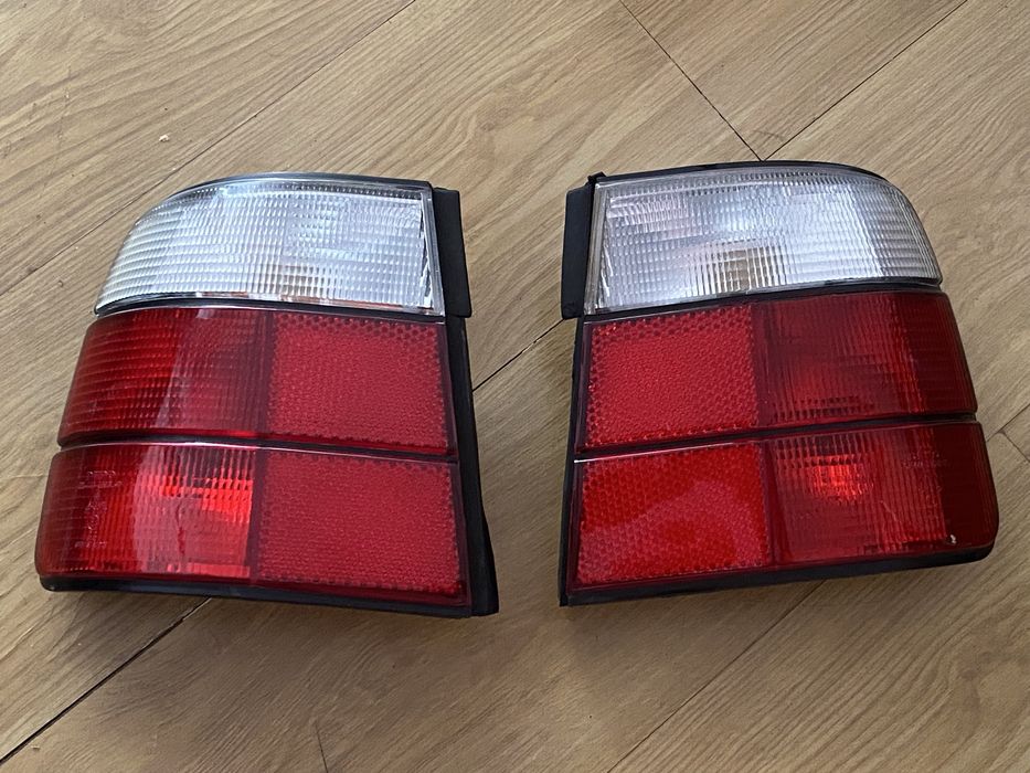 Стопове с бели мигачи Депо за БМВ Е34 фейслифт седан