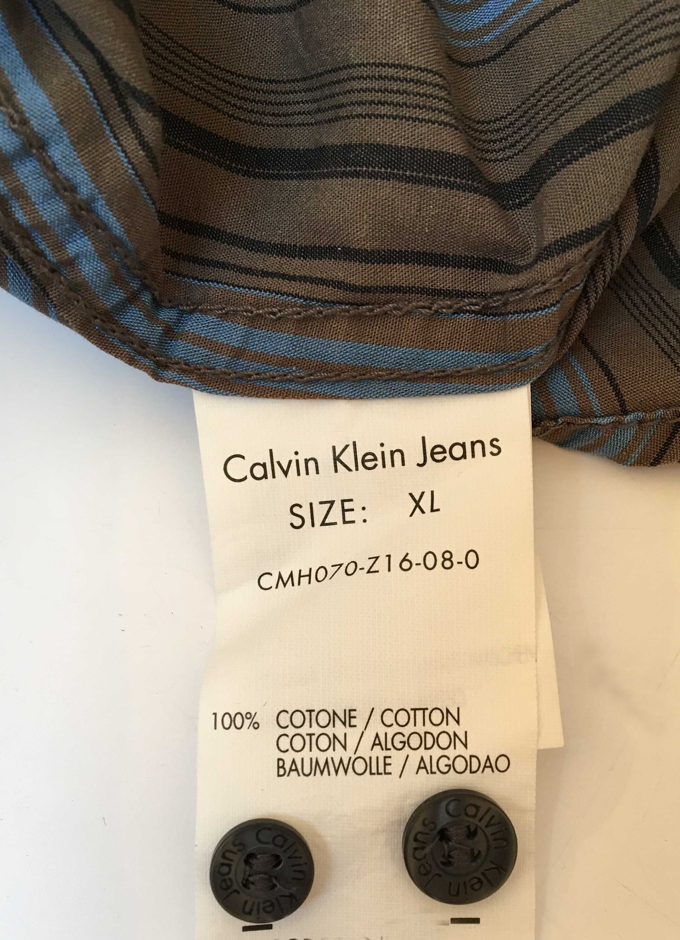 Луксозна мъжка риза Calvin Кlein Jeans, оригинална, размер XL