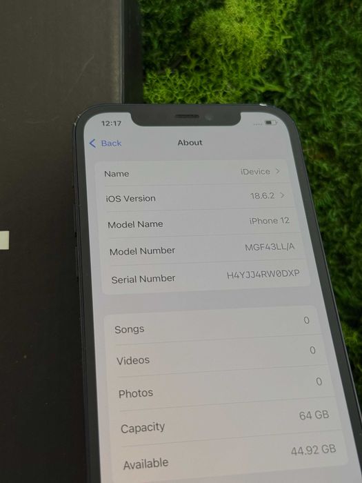 iPhone 12, Black, 64 GB, 87% Baterie #4019