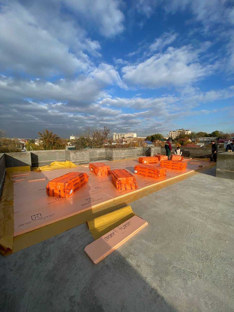 Терасса учун Гидроизоляция ва монтаж бойича шуғулланамиз PLASTFOIL ПВХ