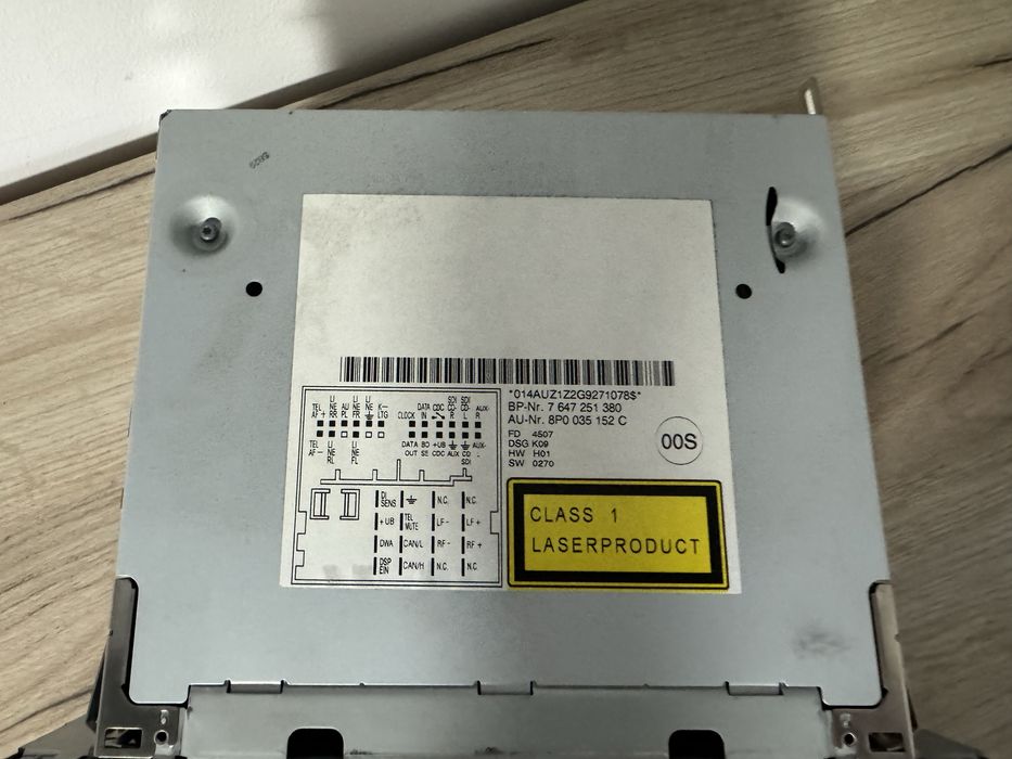 Radio Cd player Audi A3 8P