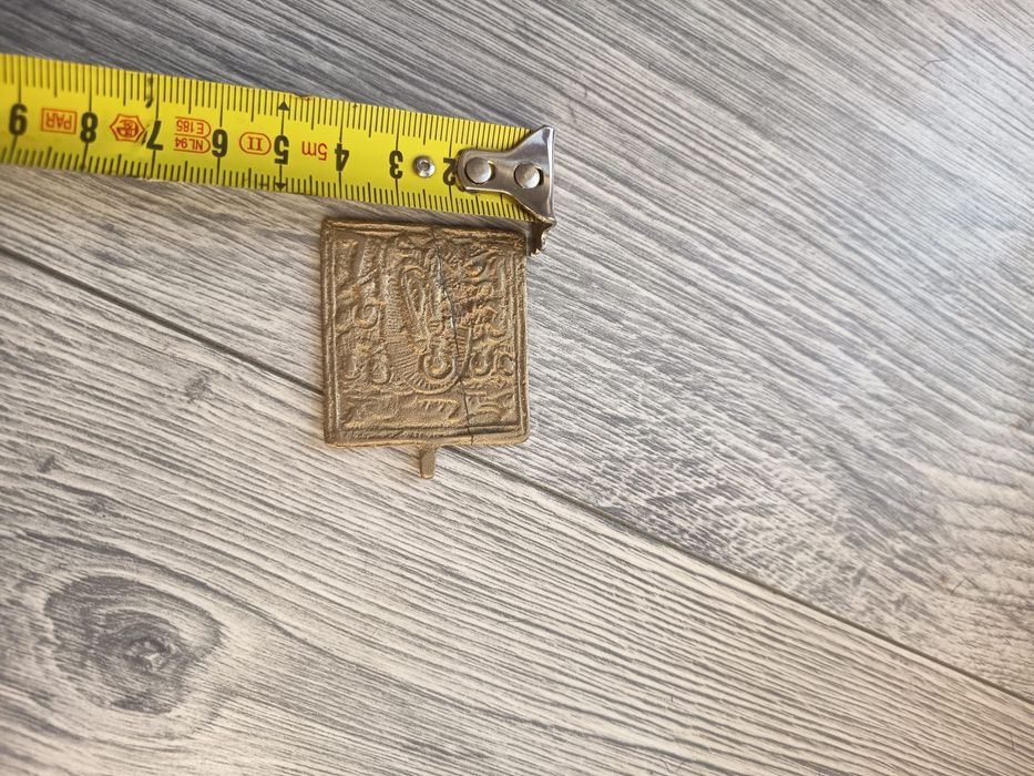 Iconita Foarte Veche Din Bronz Piesa De Colectie