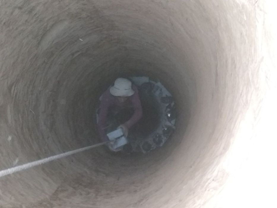 Урачи Яма транша канализация