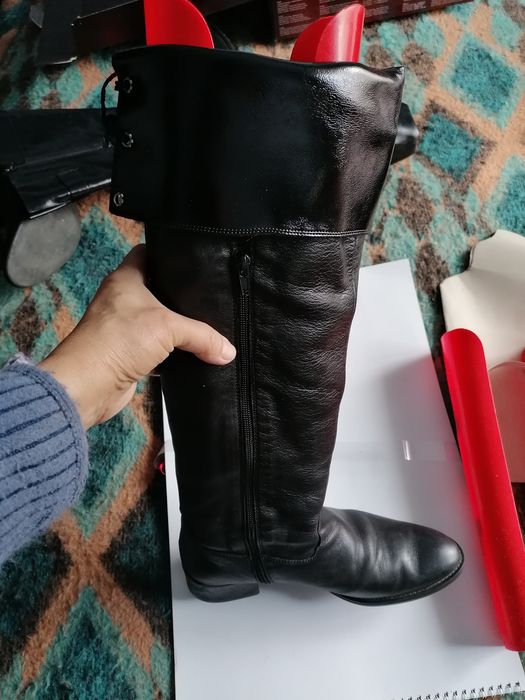 Cizme de damă din piele