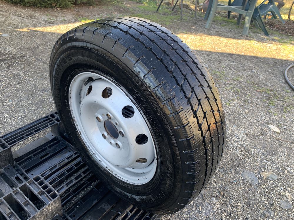 Резервна гума+Джанта 15" 5x118 за бус Ducato,Iveco Daily,Jumper,Boxer