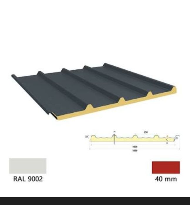 Panouri Sandwich perete si acoperiș