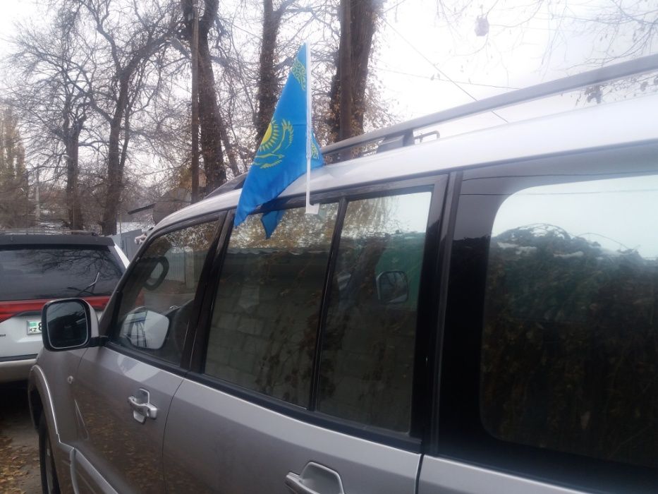 Флаг Казахстана cувенирный для автомобиля