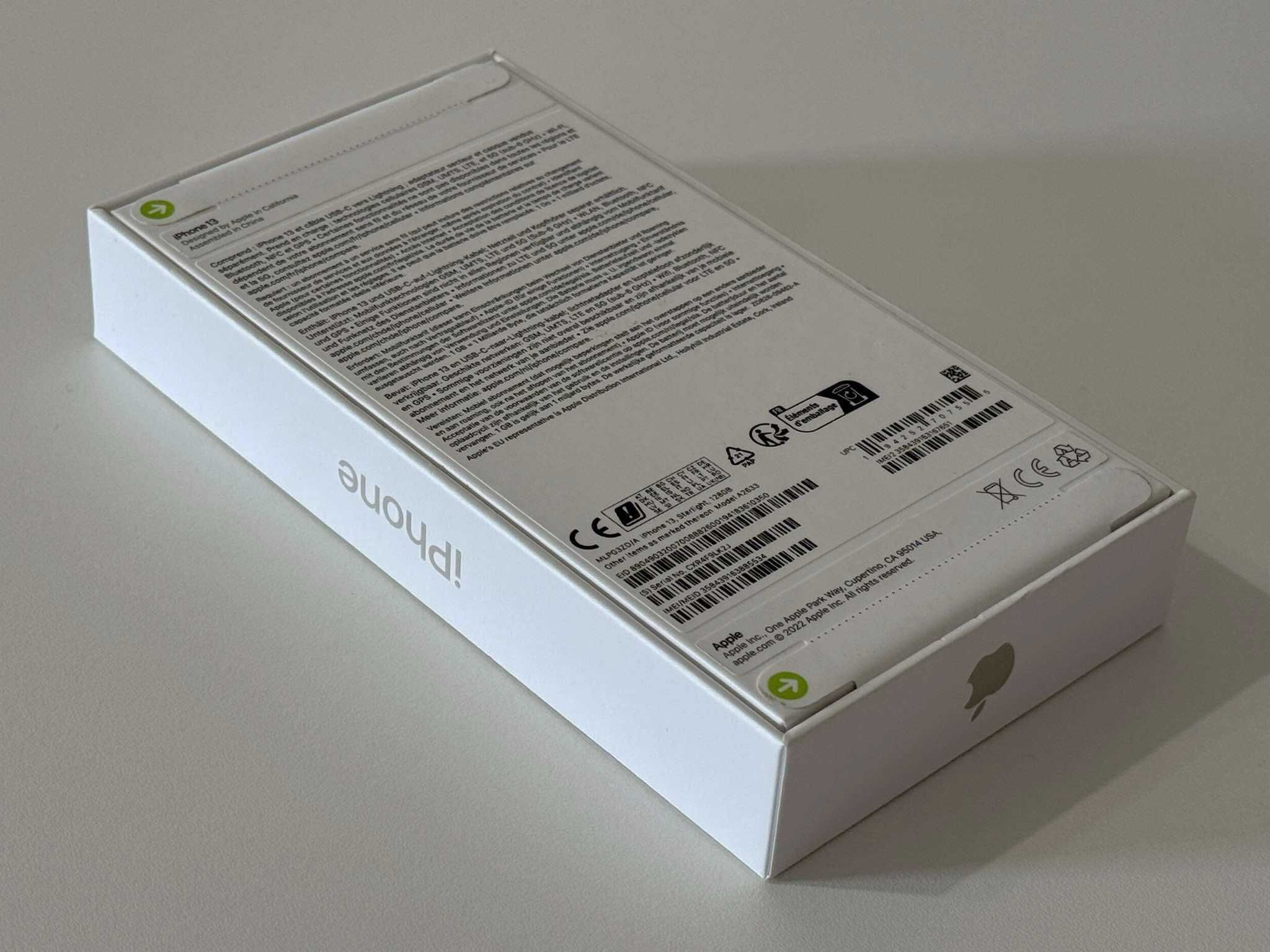 Нов!Запечатан!Гаранция! iPhone 13 Starlight (Бял)