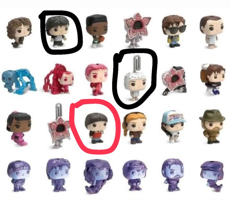 Stranger Things Kinder Joy фигурки