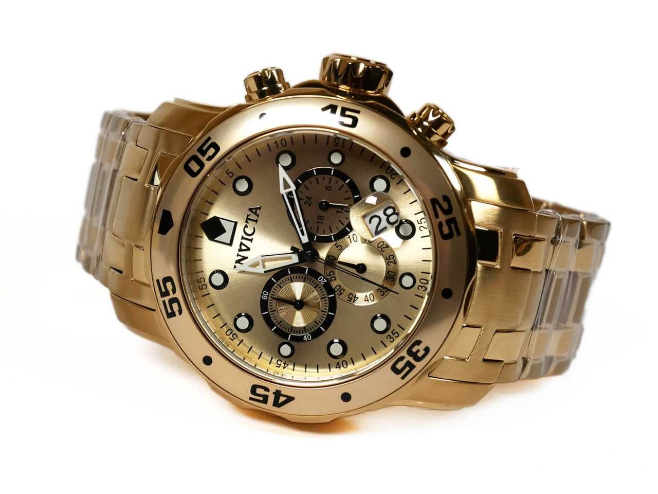 Часы Invicta 0072 Pro Diver Collection Master of the Oceans 18k Gold