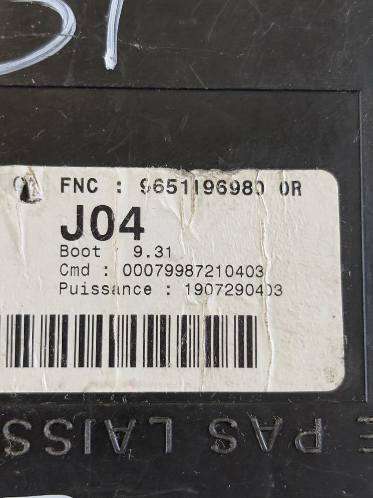 Peugeot 307 2.0hdi BSI Модул
