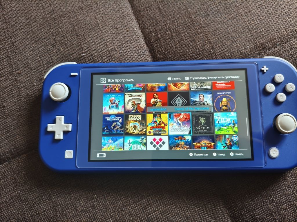 Прошитая Nintendo Switch Lite 512gb