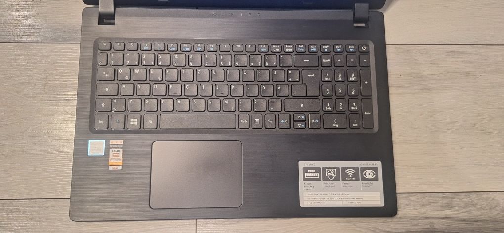 Acer Aspire A315-51-i3 6006u/8гб/128гб м.2+500гб