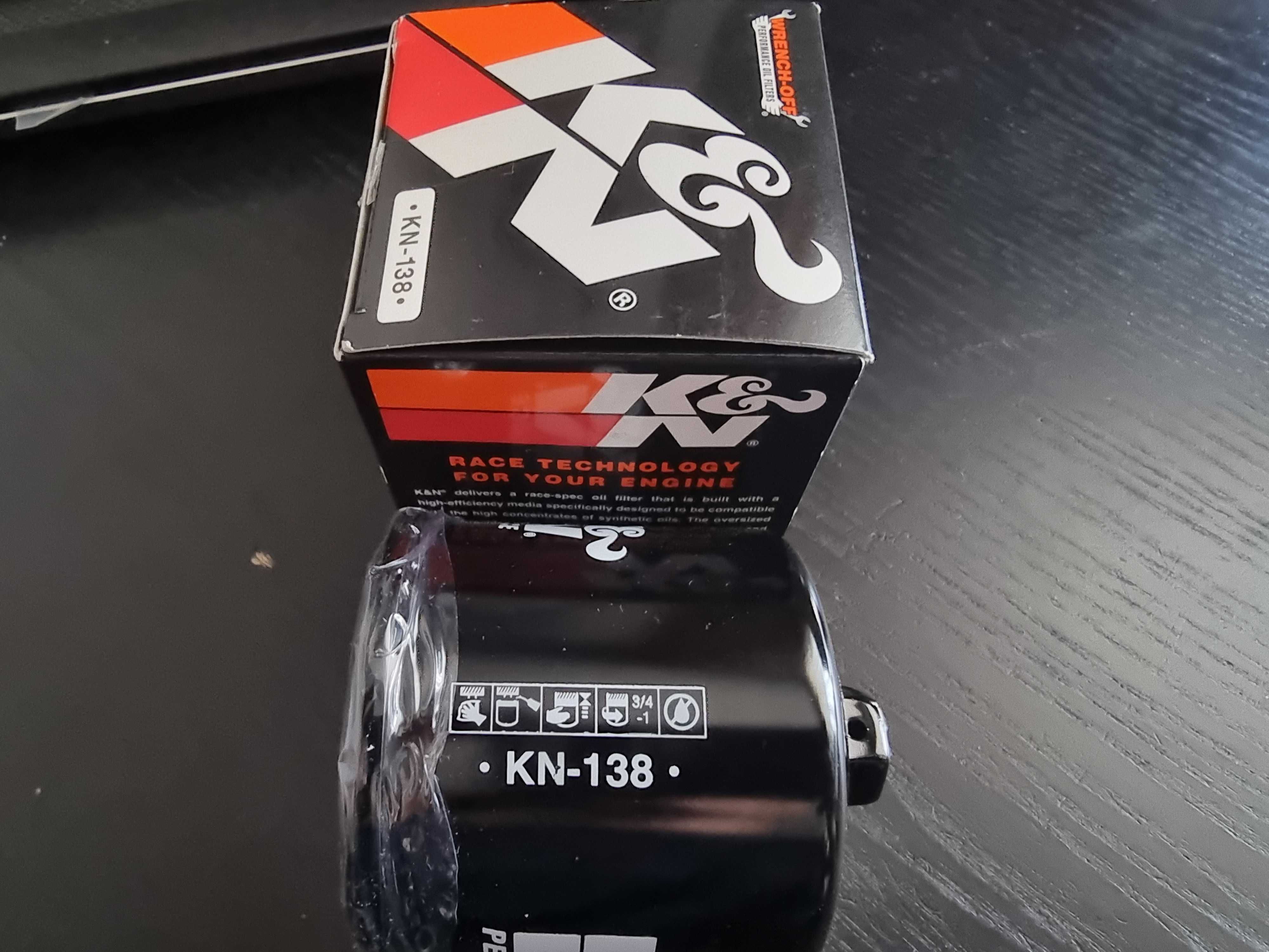 Vand filtru ulei pentru motociclete K&N KN-138 Performance NOU