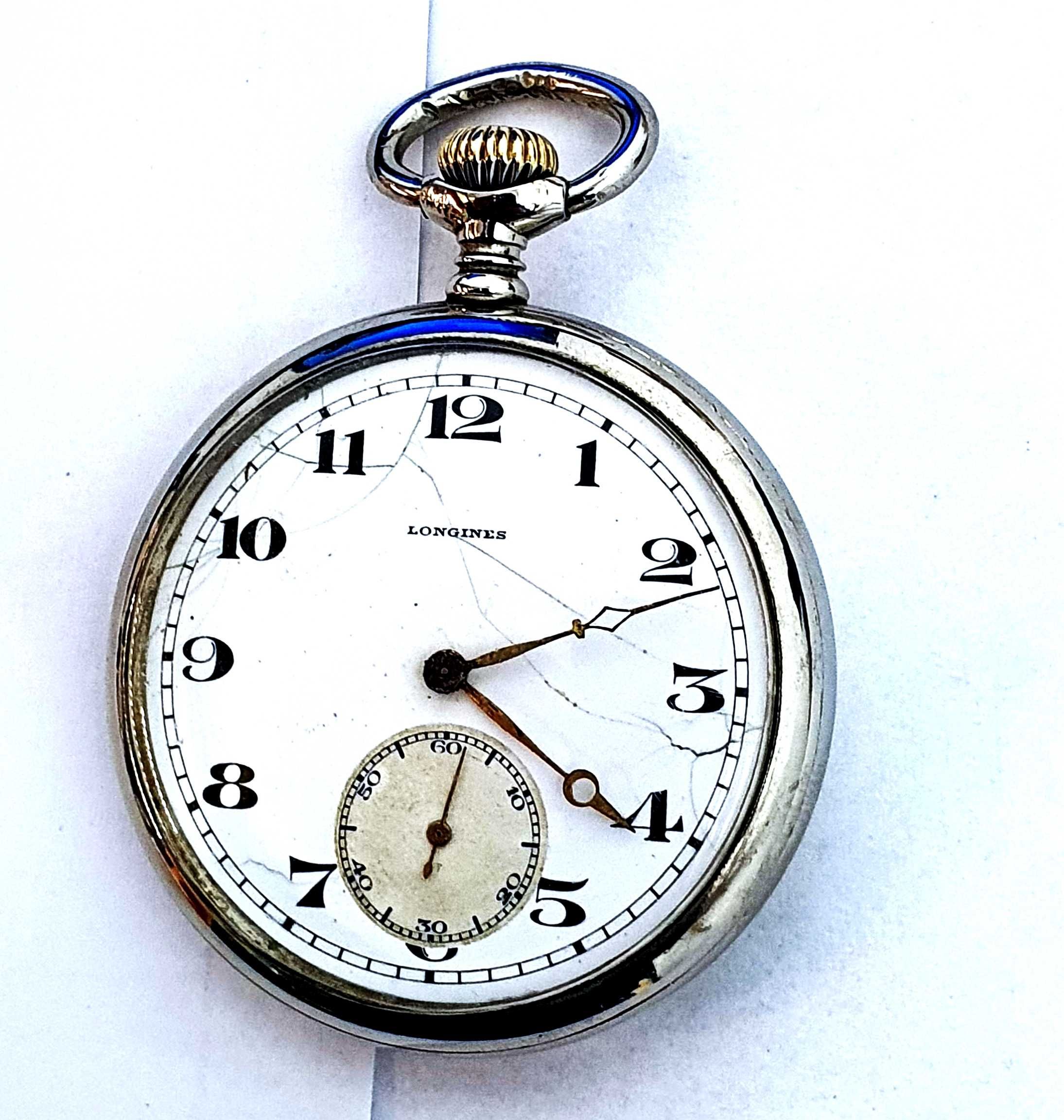 ceas de buzunar Longines Grands Prix 9 de colectie, cca 1927