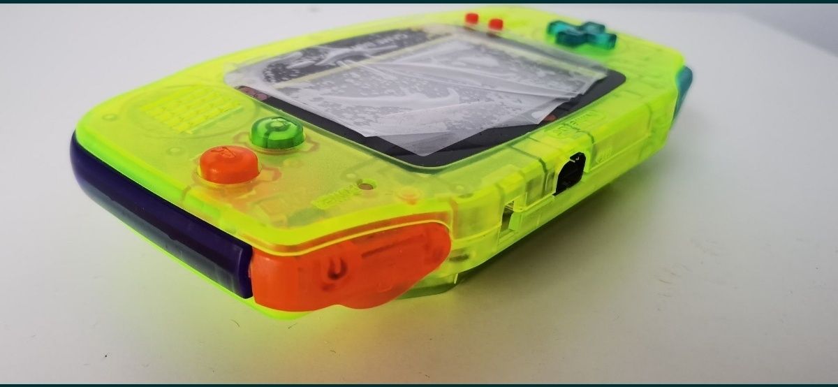 Consolă portabilă Nintendo Gameboy Advance adaptor wireless Sponge Bob