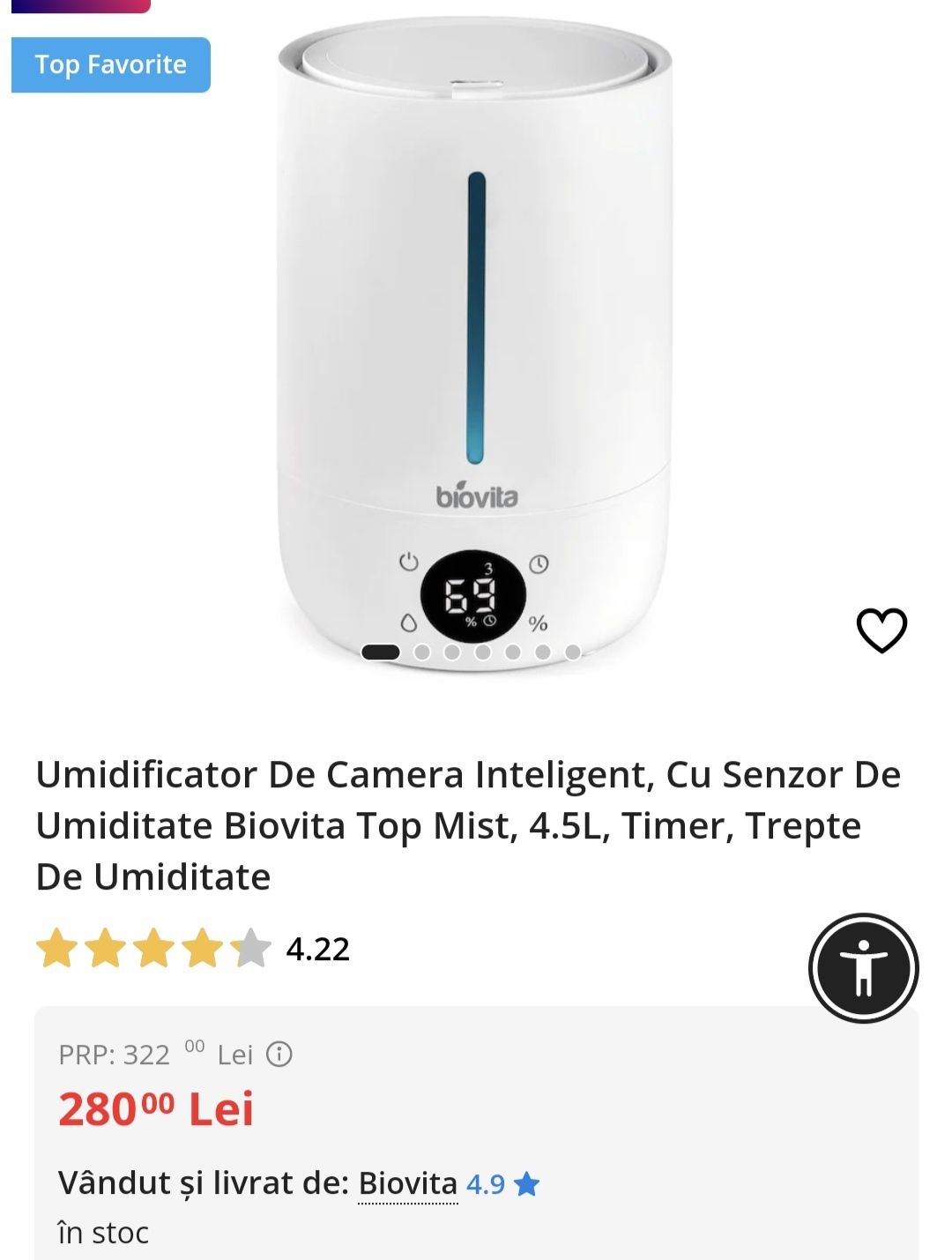 Vand umidificator camera