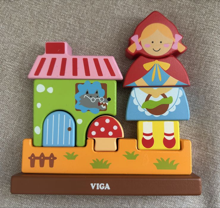 Магнитен пъзел Червената шапчица Viga toys