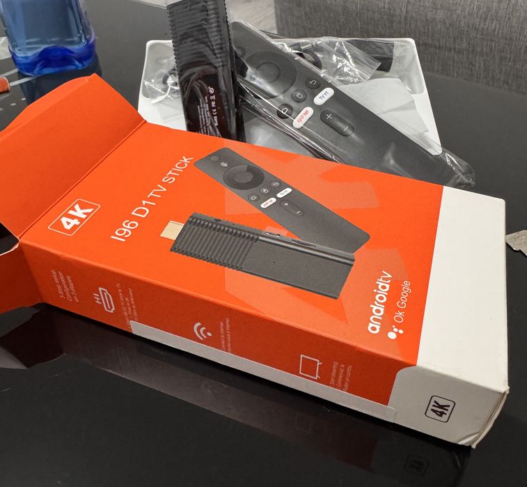 Mediaplayer  TV Stick 4K, Android TV 11, Bluetooth, Wi-Fi, HDMI, Negru