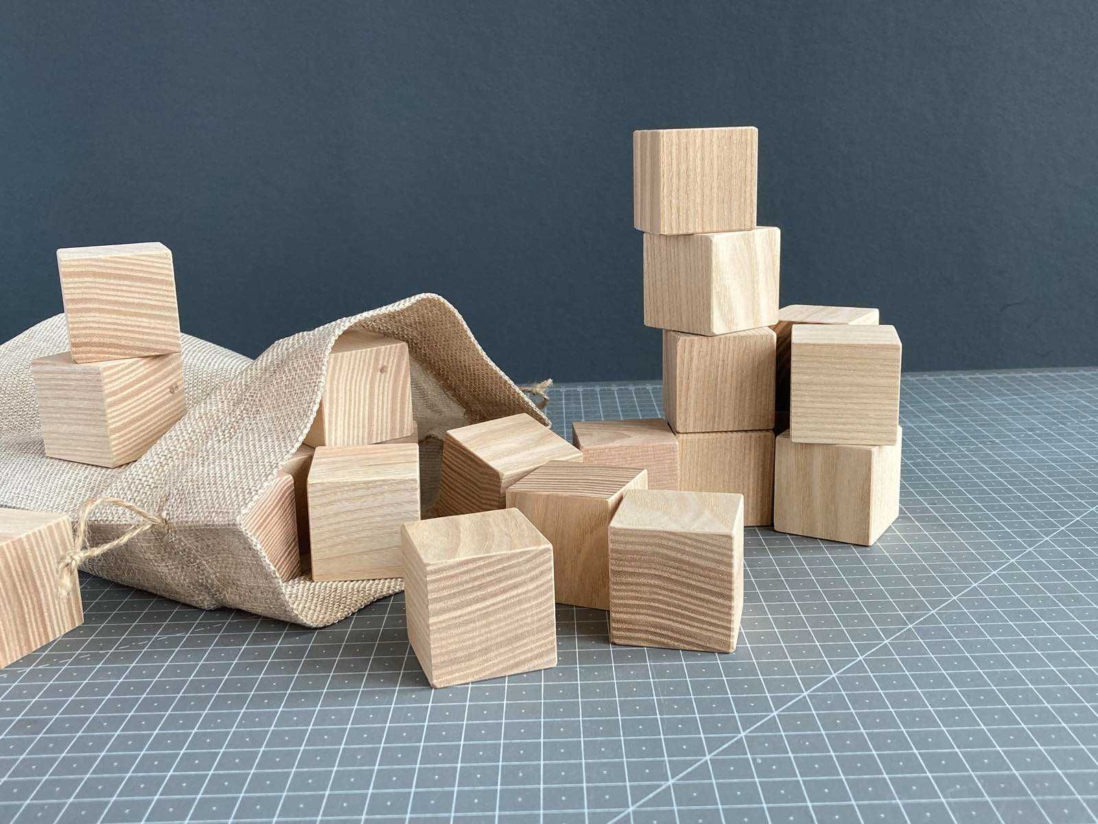Кубчета, дървени, за детска игра