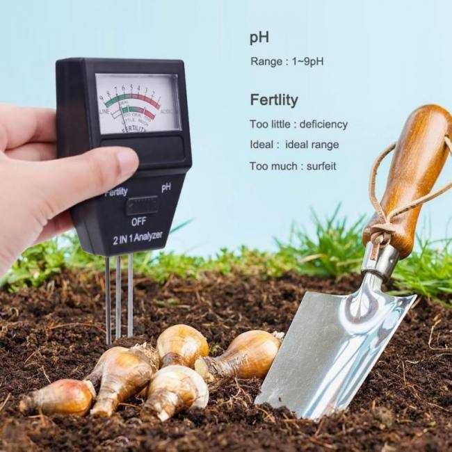 Измеритель PH и фертильности почвы