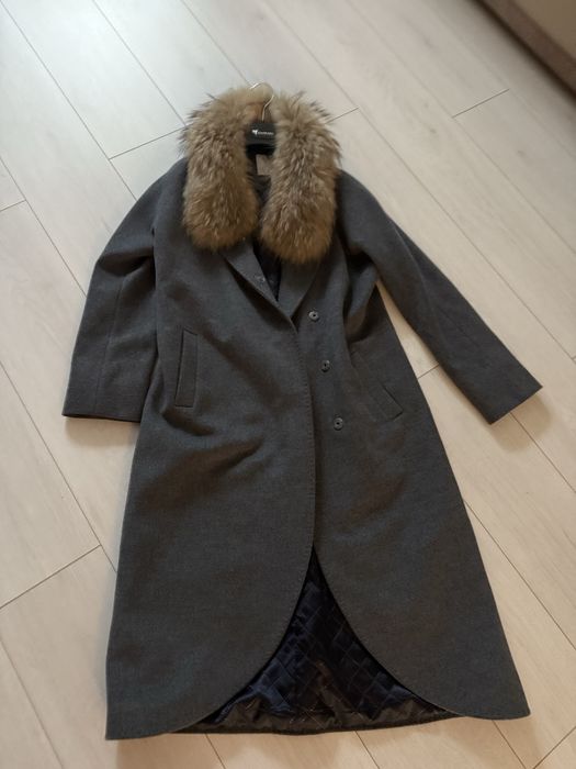 Palton lana si casmir marimea 40