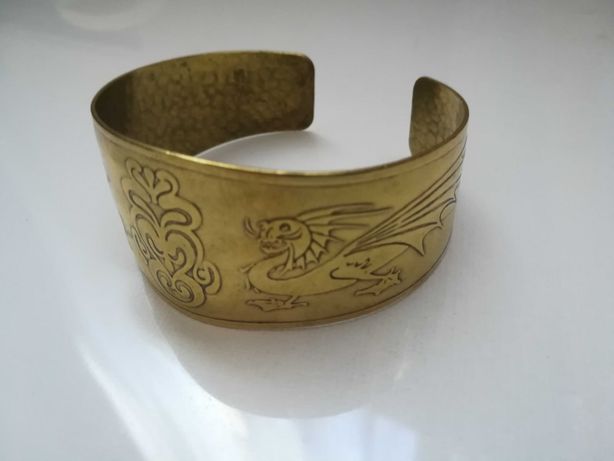 Brățară bronz dragoni bijuterie accesoriu colectie