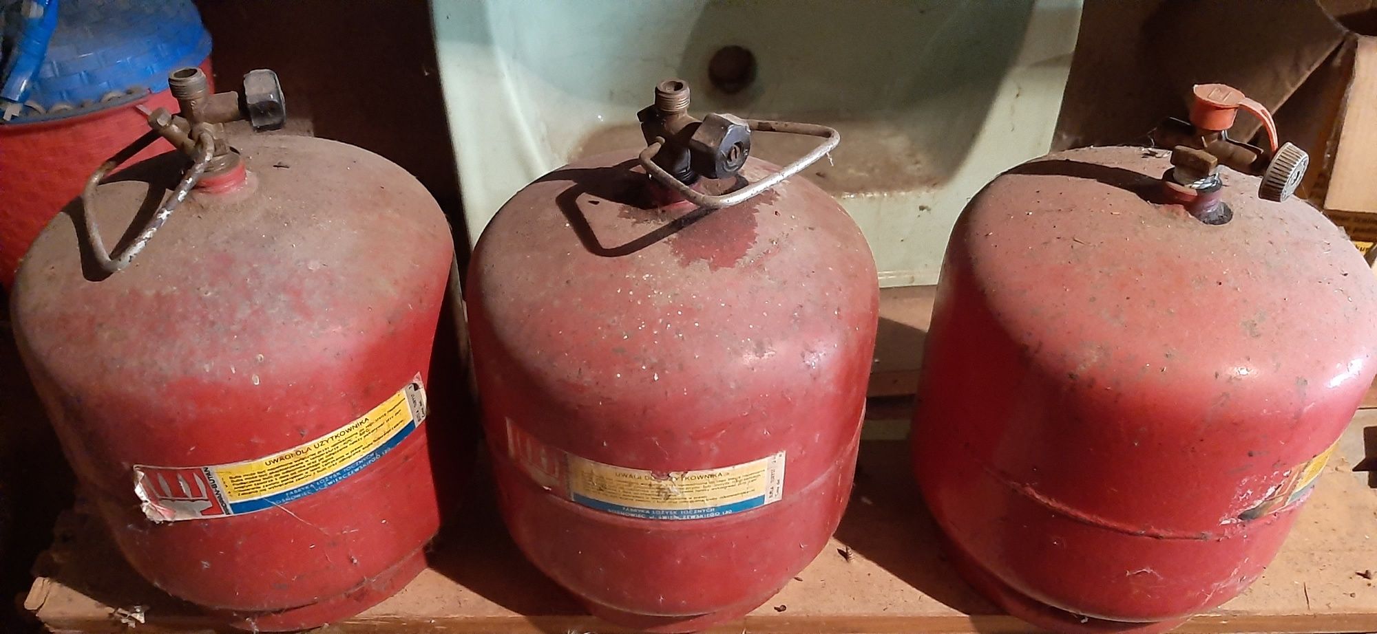 Газови ботилки 3 бр. Цена за бр.Оригинални Полски