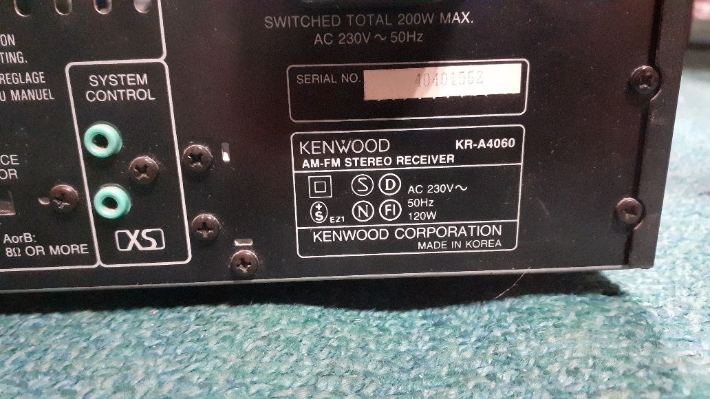 Kenwood KR-A4060 ресивър 200w + колонки