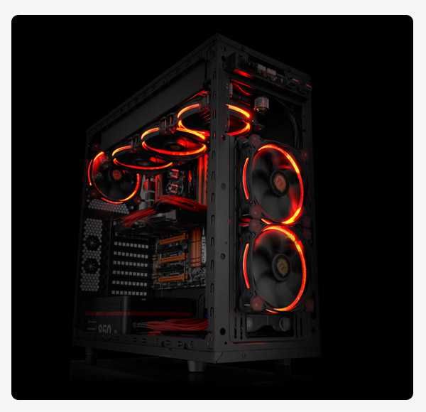 Thermaltake Riing 14 Led Red - pachet 2 buc