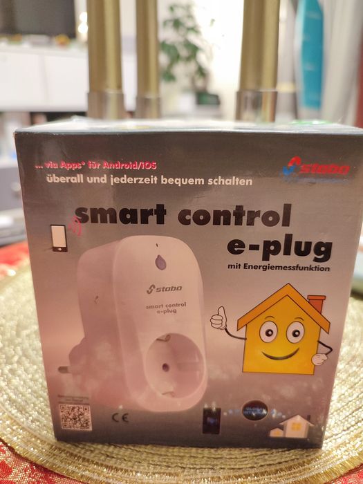 Priza inteligenta Stabo Smart Control E Plug, Wi-Fi, App WeConn, 16A